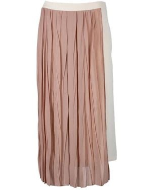 Semicouture Maxi Skirts - Rosa