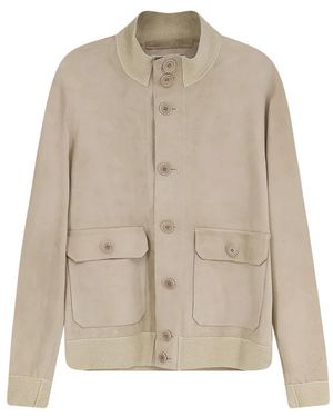 Salvatore Santoro Leather Jackets - Neutro