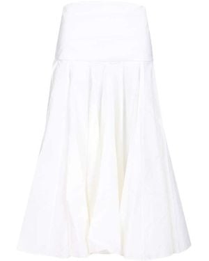 Jacquemus Midi Skirts - Bianco