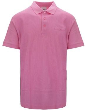 Burberry Polo Shirts - Rosa