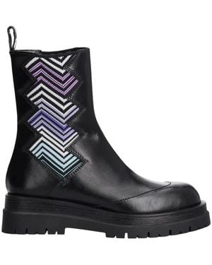 Missoni Chelsea Boots - Nero