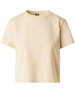 The North Face Fitness ,Essential Regular T-Shirt Met Korte Mouwen - Naturel