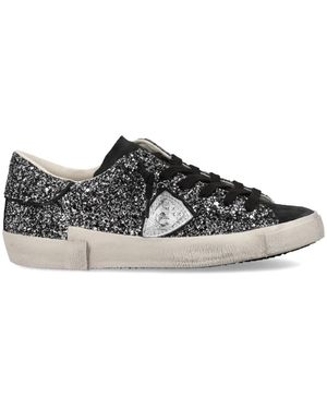 Philippe Model Schoenen ,Zwart ,Katoen Prsx Tennis