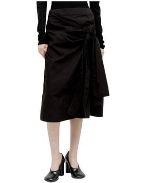 Bottega Veneta Midi Skirts - Negro