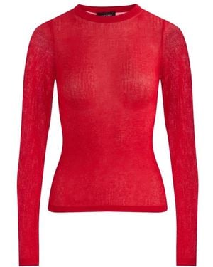 Anine Bing Tiana Rundhals-Strickpullover - Rot
