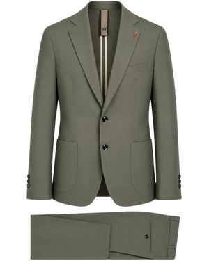 MULISH Double Breasted Suits - Verde