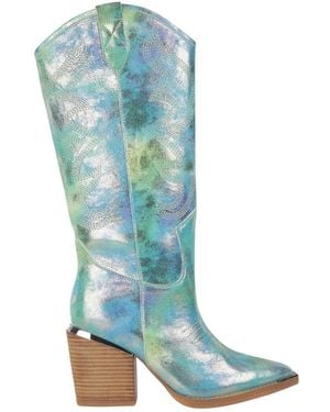 Alma En Pena. Cowboy & Biker Boots - Blue