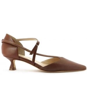 Anna F. Court Shoes - Brown