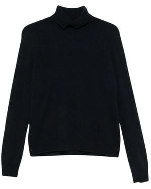 Vanisé Sandrine Rollkragenpullover - Schwarz