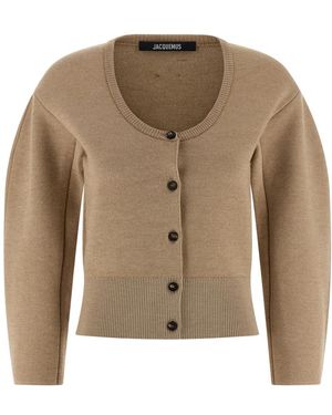 Jacquemus Le Gilet Doppio Cardigan - Braun