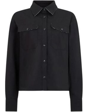 Roberto Cavalli Overhemden ,Zwart ,Shirts