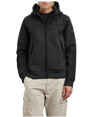 Blauer Jassen ,Zwart ,Polyester Wilbert Scuba Hoodie
