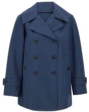 Save The Duck Trench Coats - Blue