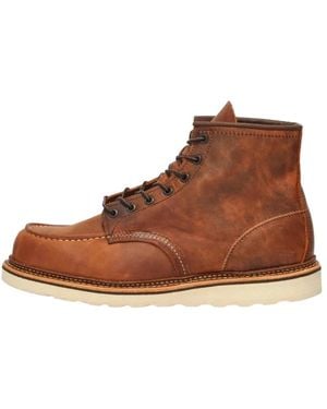 Red Wing Lace-Up Boots - Brown