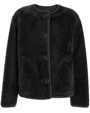 Arma Faux Fur & Shearling Jackets - Black