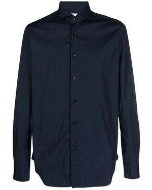 Xacus Katoenen Overhemd Met Franse Kraag - Blauw
