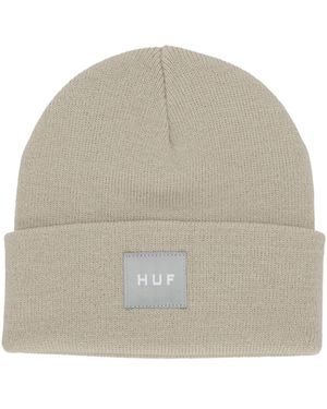 Huf Accessoires ,Grijs ,Geborduurde Beanie Set