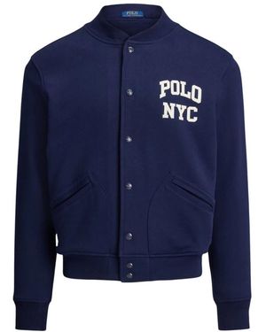 Ralph Lauren Jassen ,Blauw ,Bomber Jassen