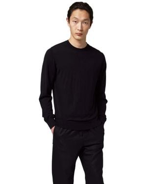 Alpha Studio Round-Neck Knitwear - Nero