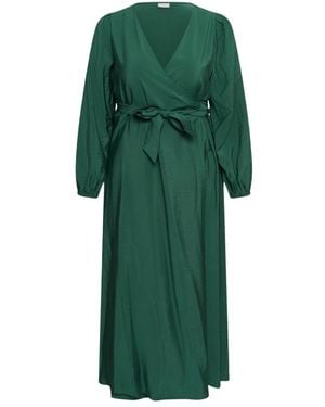 Kaffe Wrap Dresses - Vert
