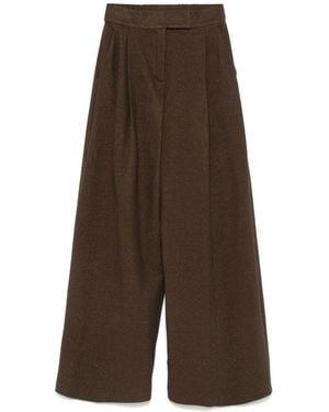 Max Mara Wide Trousers - Marrón