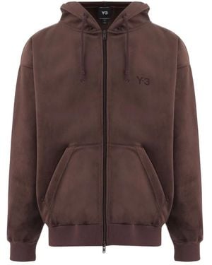 Y-3 Zip-Throughs - Brown
