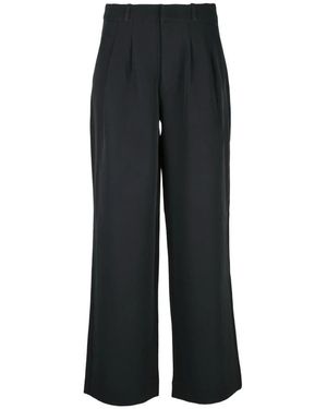 Calvin Klein Cropped Trousers - Negro