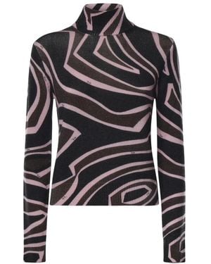 PUCCI Turtlenecks - Negro