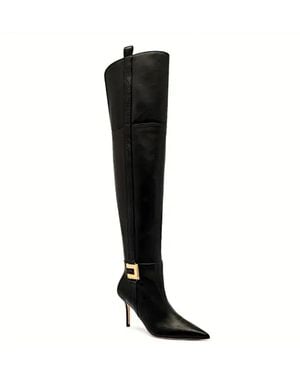 Elisabetta Franchi Over-Knee Boots - Black