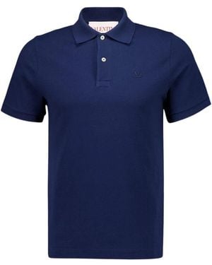 Valentino Garavani Polo Shirts - Blauw