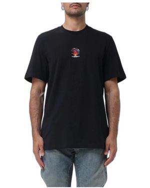 MSGM Grafisch T-Shirt - Zwart