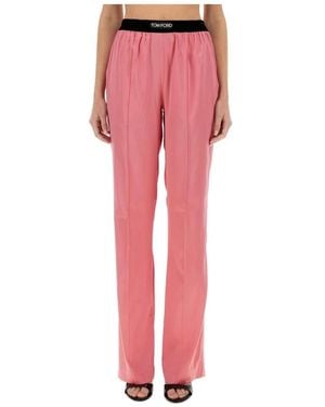 Tom Ford Straight Trousers - Rose