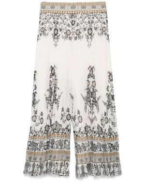 Zimmermann Wide Trousers - Gris