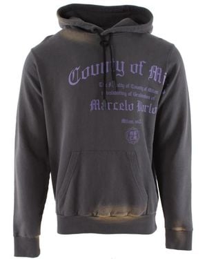 Marcelo Burlon Hoodies - Grey
