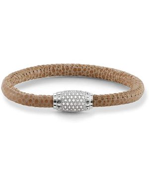Thomas Sabo 925 silber braun-silber armband mit magnetverschluss