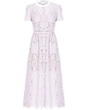 Self-Portrait Midi Dresses - Paars
