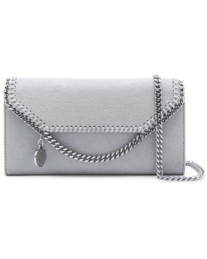 Stella McCartney Flap Continental Wallet - Grijs