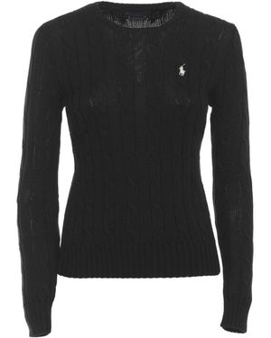 Ralph Lauren Round-Neck Knitwear - Black