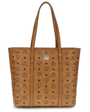 MCM Tote Bags - Brown