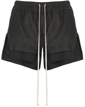 Rick Owens Short Shorts - Negro