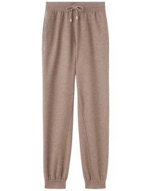 Loro Piana Joggers mit einzigartiger textur - Braun
