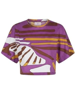 Nenette Tops ,Paars ,T-Shirt