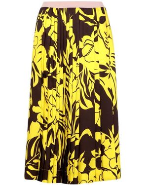 N°21 Midi Skirts - Yellow