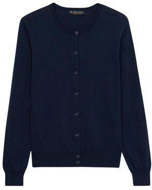Brooks Brothers Cotton Cardigan - Blau