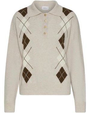 Marella Round-Neck Knitwear - Grey