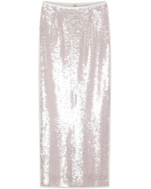 forte_forte Midi Skirts - White