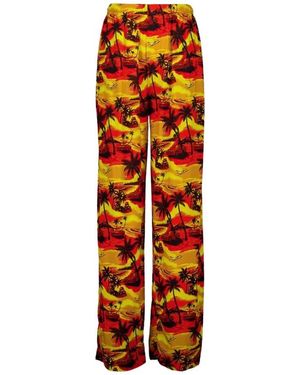 Balenciaga Wide Trousers - Orange