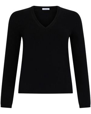 Malo V-Neck Knitwear - Black