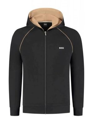 HUGO Mix & Match Full Zip Sweatshirt - Zwart