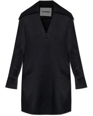Jil Sander Short Dresses - Nero